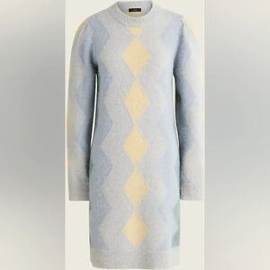 J. Crew Argyle Sweater Dress